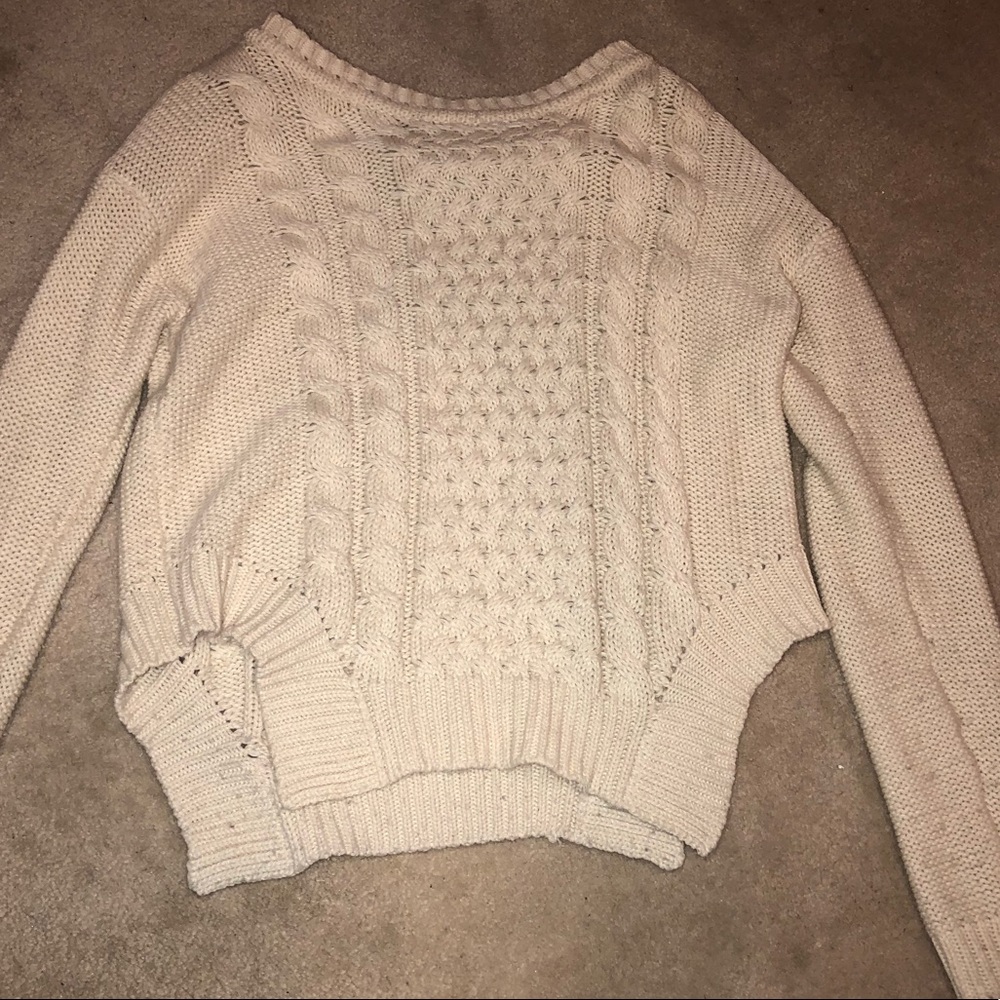 Cream chunky sweater